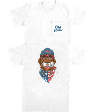 OLD ROW 90S BEER POCKET TEE-NAVY main image 1